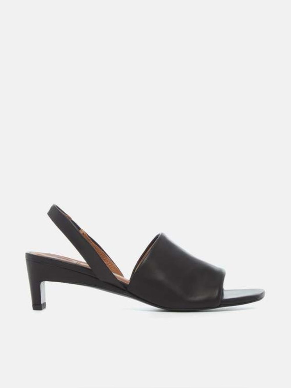 Coclico Black Leather Time Slingback Heeled Sandals Size 39 - US 8.5 Like New!
